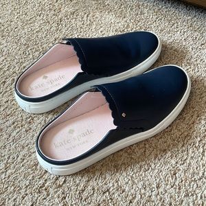 Kate Spade Andi Slip On Sneakers Blazer Blue Size 8
